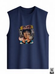 Rebellious Rap Icon Collage Sleeveless Vest - Image 3