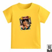 Kids Parental Advisory Collage Character Graphic T-Shirt - Image 9