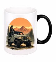 Off-Road SUV Sunset Heat-Changing Magic Coffee Mug - Image 2
