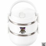 Time Skeleton Hand Insulated Double-Layer Lunch Box
