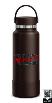 Remember Everyone Deployed RED Stainless Steel Water Bottle - Image 9