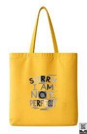 Sorry I Am Not Perfect Tote Bag - Image 5