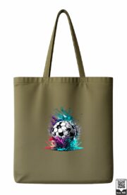 Vibrant Paint Splash Soccer Ball Tote Bag - Image 3