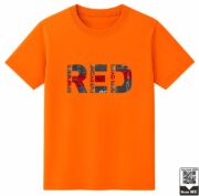 Kids Remember Everyone Deployed RED Graphic T-Shirt - Image 3