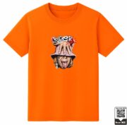 Kids WOLDER Bucket Hat Character Graphic T-Shirt - Image 3