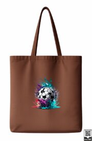 Vibrant Paint Splash Soccer Ball Tote Bag - Image 4