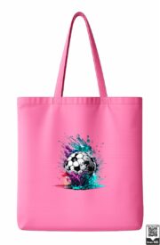 Vibrant Paint Splash Soccer Ball Tote Bag - Image 5