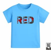 Kids Remember Everyone Deployed RED Graphic T-Shirt - Image 5