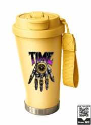 Time Skeleton Hand Stainless Steel Travel Mug