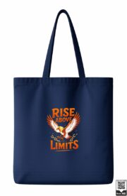 Rise Above Limits Eagle Tote Bag - Image 6