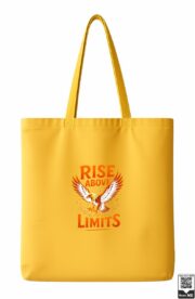Rise Above Limits Eagle Tote Bag - Image 7
