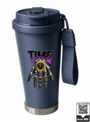 Time Skeleton Hand Stainless Steel Travel Mug - Image 4
