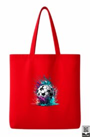 Vibrant Paint Splash Soccer Ball Tote Bag