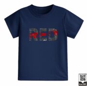 Kids Remember Everyone Deployed RED Graphic T-Shirt - Image 9