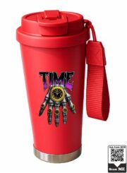 Time Skeleton Hand Stainless Steel Travel Mug - Image 6