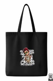 Daddy's Chaos Cartoon Character Tote Bag - Image 2
