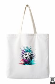 Vibrant Paint Splash Soccer Ball Tote Bag - Image 9