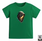 Kids Hooded Forest Silhouette Graphic T-Shirt - Image 5