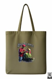 Bandname Skeleton Barbershop Tote Bag - Image 3