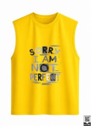 Sorry I Am Not Perfect Sleeveless Vest