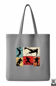 Retro Soccer Player Action Panels Tote Bag - Image 6
