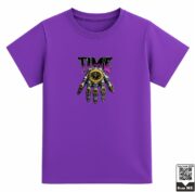 Kids Time Skeleton Hand Pocket Watch Graphic T-Shirt - Image 2