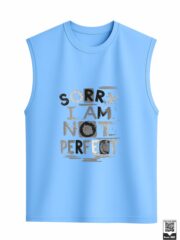 Sorry I Am Not Perfect Sleeveless Vest - Image 5