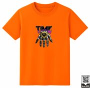 Kids Time Skeleton Hand Pocket Watch Graphic T-Shirt - Image 3