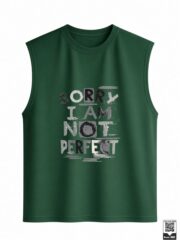 Sorry I Am Not Perfect Sleeveless Vest - Image 6