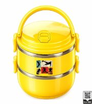 Football Silhouettes Insulated Double-Layer Lunch Box - Image 8