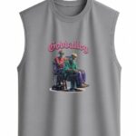 Godvalley Skeleton Barber Sleeveless Vest