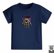 Kids Time Skeleton Hand Pocket Watch Graphic T-Shirt - Image 8