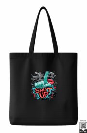 Shut Up Graffiti Hand Pop Art Tote Bag - Image 10