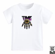 Kids Time Skeleton Hand Pocket Watch Graphic T-Shirt - Image 11