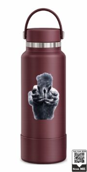 Surreal Giant Hands Universe Stainless Steel Water Bottle - Image 5