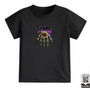 Kids Time Skeleton Hand Pocket Watch Graphic T-Shirt - Image 12