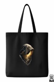 Hooded Forest Double Exposure Tote Bag - Image 10