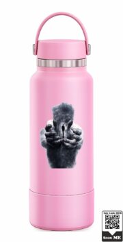Surreal Giant Hands Universe Stainless Steel Water Bottle - Image 7