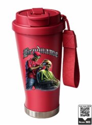 Skeleton Barber Shop Stainless Steel Travel Mug - Image 7