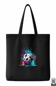 Vibrant Paint Splash Soccer Ball Tote Bag - Image 10