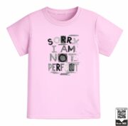 Kids Sorry I Am Not Perfect Graphic T-Shirt - Image 4