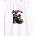 Brandname Skeleton Barber Sleeveless Vest