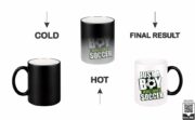 Just A Boy Who Loves Soccer Heat-Changing Magic Coffee Mug