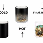 Staartland Safari Jeep and Wildlife Heat-Changing Magic Coffee Mug