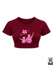 Best Mom Ever Barbie Matching Crop Top - Image 5