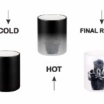 Giant Hands Mysterious Figure Heat-Changing Magic Coffee Mug