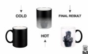 Giant Hands Mysterious Figure Heat-Changing Magic Coffee Mug