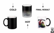 Badname Skeleton Barber Shop Heat-Changing Magic Coffee Mug