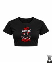No Excuses Just Results Gym Crop Top - Image 7
