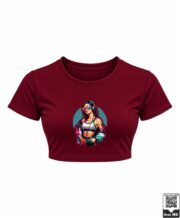 DJ Girl Neon Sunglasses Crop Top - Image 5